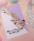 Butterfly String Dies For Card Making And Scrapbooking Dope Hollow Frame Metal Dies Embossing Tool DIY Punch Template