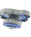 16 PSI Coolant Reservoir Radiator Cap Direct Fit Replacement Seal For Honda Hyundai Kia Nissan Engine Cooling top view of cap with blue seal