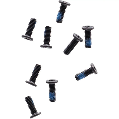 Top Tier M2.5 X 7.0mm Phillips Flat Head Screws 10 Pack Nickel Plated Heavy Duty Replacement Kit For Dell Hp Asus Lenovo Acer Laptop