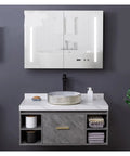 Built Like A Tank Bathroom Vessel Sink Countertop Basin Electroplated Diecast Crystal Glass Above Counter Washbasin on modern vanity.