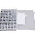 1520Pcs SMD Electrolytic Capacitor Kit With 36 Values From 1uF To 1000uF Aluminum Storage Box Pro Grade Gear For Automotive DIY Electronics Networking And Lighting Projects open box