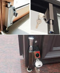 Tough As Nails Surface Mount Door Lock With Heavy Duty Spring Bolt And Built Like A Tank Zinc Alloy Build For Secure Driveway And Garden Gate Anti Theft Protection For Outdoor Use, showcasing various angles and installations.