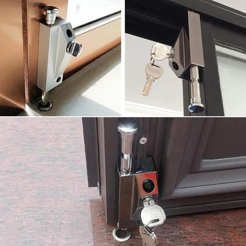 Tough As Nails Surface Mount Door Lock With Heavy Duty Spring Bolt And Built Like A Tank Zinc Alloy Build For Secure Driveway And Garden Gate Anti Theft Protection For Outdoor Use, showcasing various angles and installations.