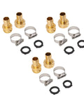 Top Notch Garden Hose Repair Kit With Premium Aluminum Connectors And Stainless Steel Clamps. Durable 3 Piece Set For 3/4 Inch And 5/8 Inch Hoses That Stops Leaks Fast And Keeps Your Yard Looking Sweet All Summer Long Without Breaking The Bank Or Losing.