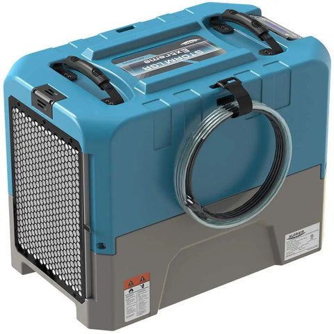 Beast Mode Commercial Dehumidifier Handles 180 Pints Daily Built In Drain Pump Eats Through Heavy Damp For Tough Water Damage Jobs That Need Heavy Duty Extraction Power Without Any Sweat At All