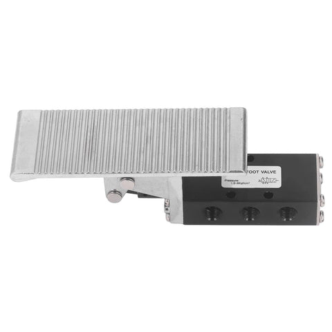 G1/4In Easy Install Pneumatic Foot Pedal Valve 5 Way 2 Position Heavy Duty Aluminum Alloy Air Pressure Control Valve