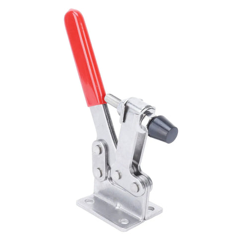 Horizontal Toggle Clamp Stainless Steel 500 Lb Holding Capacity For Welding And Positioning With Arrow Storage Case Pro Grade Heavy Duty Grip
