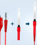 Back Probe Kit 35 Piece Automotive Test Leads Set with red alligator clips and piercing probes for car diagnostics