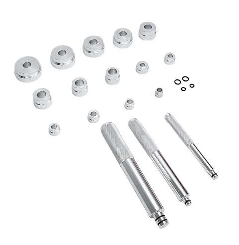 Cool Bearing Press Kit With 17 Durable Parts For Auto Pros To Fix Race And Seal Installers Fast Without Breakage For Family Cars Today, silver aluminum drivers