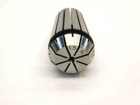 Brand New Jacobs Er16 Collet Chuck For Precision Machining 80005-02 showing 1.5mm size for high accuracy tooling.