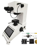 Heavy Duty Automatic Turret Digital Vickers Hardness Tester With Precision Touchscreen Display For Metal Steel Analysis equipment angle view