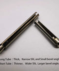 Pro Grade Headphone Jack Removal Tool Set With Stainless Steel Tubes In Different Thickness shown with 20mm and 30mm