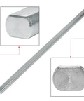 Side view: 16-inch steel DD steering shaft, 3/4 in diameter, surface plated, fully machined ends