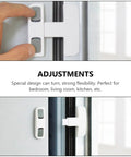 Close-up of hand adjusting Kidproof Fridge Lock For Cabinets And Drawers With Flexible Strap No Tools Needed Easy Install.