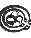 Pro Grade External And Internal Retaining Circlips Kit With Pliers Shaft Collar Washer Set Black Steel C Type Snap Rings