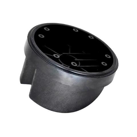 Jet Unit Plug Repair Kit OEM Black For Yamaha Watercraft, Fits F0R-67609-09-00, black plastic component, angled view