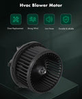 HVAC Blower Motor With Front Fan Cage 700089 Replacement For Cadillac Escalade 2002 To 2006 And Chevy Silverado GMC 1999 To 2006