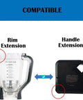 72 Oz XL Pitcher Locking Lid For Auto IQ Blenders With Extended Pour Spout Fits Auto IQ And Duo Models Only BL685 BL642 BL682 BL681 BL640