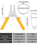Ultimate Miter Spring Clamp Pliers Kit For Woodworking Pros Plus Crown Molding Tools With 16 Clamps And Storage Ring To Make Your Carpentry Game Stronger Today. Stainless steel clamp set, pliers 16.5 cm, clips 5 x 9.3 cm