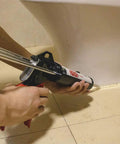 Dual Epoxy Gun For 200 mL 6.75 Fl Oz Panel Bonding Adhesive 2 To 1 Mix Ratio Double Cartridge Auto Body Repair Tool in use