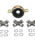 Drive Shaft Center Support Bearing And U Joint Kit For Toyota Tacoma 2005 Through 2015 2WD 4WD showing components