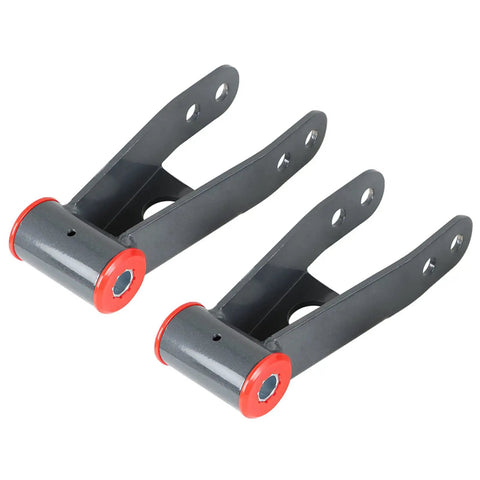 Rear shackles of 3 Inch Front And 2 Inch Rear Full Leveling Lift Kit For Jeep XJ 1984 2001 2WD 4WD With Rear Shackle Mount Holes