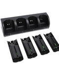 4 In 1 Remote Charging Dock Station For Controllers With 2800mAh Batteries LED Indicator USB Powered Charge Hub