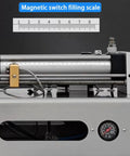 Magnetic switch filling scale on Heavy Duty Pneumatic Paste And Liquid Filling Machine Horizontal Bottle Filler.