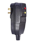 Side view of GFCI Plug For Pressure Washer And Pool Pump No Sweat Auto Reset 15 Amp 120V 3 Prong Outdoor Waterproof Circuit Breaker Safety Plug