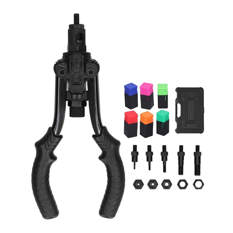 Get The Ultimate Hand Rivet Nut Tool For Serious Metal Repair And Auto Jobs! manual alloy steel rivet nut gun kit with M10 mandrels