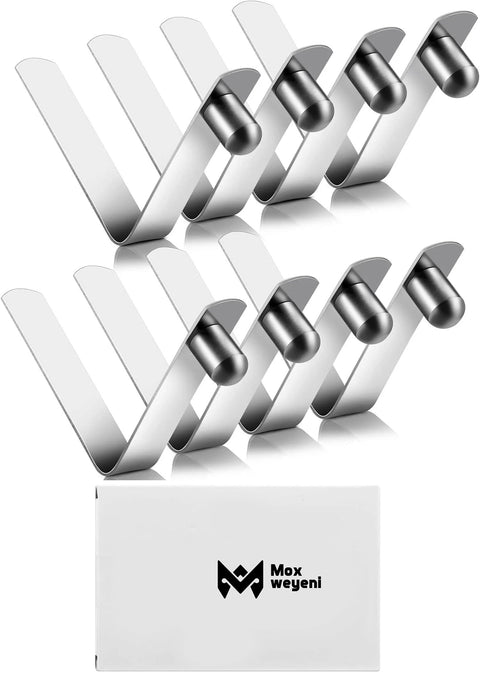 Heavy Duty Push Button Spring Clips Eight Pack For Kayak Paddle And Tent Pole Connections 6mm Stainless Steel Locking Tube Pins For Camping Outdoor Gear Silver Ideal For Outdoor Enthusiasts And Rugged Campsites Moxweyeni