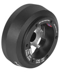 Steering Wheel Quick Release Short Hub Adapter Fits 96 To 06 Jeep Wrangler Tj And 07 To 18 Jeep Wrangler Jk close-up showing 6061 aluminum construction.