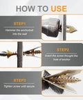 Instructional steps for using Drywall Anchors With Screws Kit 2026 Upgraded Direct Insertion Expansion Self Drilling