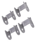Beefy Shock Swing Arm Weld On Bracket Kit For Go Kart Quad Bike And ATV 4mm Mounting Brackets DIY Parts, four steel brackets