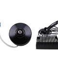Premium Black 17 Amp 12 Volt Alternator Generator Conversion Kit For Harley Davidson G XL FL W Vintage Bikes Smooth Rolling Bolt On Swap Includes Voltage Regulator No Sweat Garage Upgrade, including alternator and voltage regulator.