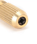Close-up of the copper handle of a Pin Vise Hand Drill With Replaceable Heads Non Slip Copper Handle On The Go Watch Tool