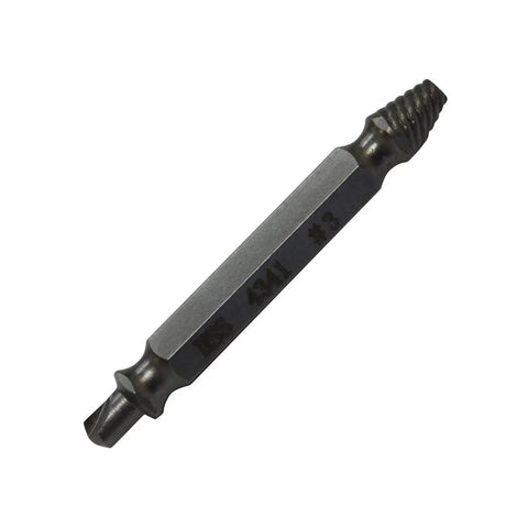 Single drill bit from Damaged Screw Remover Kit 4 Piece HSS Drill Bit Extractor Set For Stripped Screws Bolts Nuts And Hex Fasteners No More Stripped Screws Easy Fix For Home Shop Garage