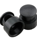 Rock Solid M12 And M14 Hub Motor Nut With Axle Screw Covers And Rubber Washers For E Bike Center Shaft Lock Replacement Fits 250W To 500W Electric Bikes Soft rubber covers for hub axle screws