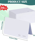 Writable 26-Bit CR80 Proximity RFID Cards 125KHz Weigand Prox Blank ISOProx set of 50 showing card dimensions