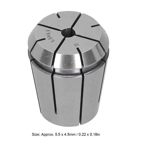 High Quality High Speed Steel Cnc Engraving Chuck With A Rock Solid Tap Collet For Precision Milling Machines and Daily Shop Grind, size 5.5 x 4.5mm.