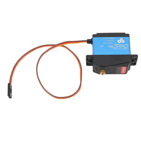 Rock Solid 25Kg Rc Servo Motor with metal gears, 25kg torque for robotics, smooth performance on 4.8-7.2V systems.