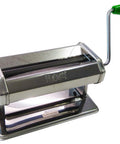 Pro Grade Ultimate Clay Machine For Polymer Clay Crafters, Stainless Steel, Wide Clay Path, 9 Thickness Settings, side view