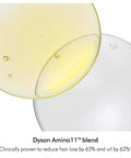 Amino11 Leave-In Scalp Bubble Treatment close-up of liquid formula blend in yellow and clear shades