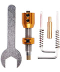 Straight Shooter Archery Screw In Pressure Button Adjustable Cushion Plunger with tools and components for setup and adjustment.