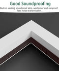 Good soundproofing strip detail of Tough As Nails Aluminum Wall Access Panel And Heavy Duty Hidden Service Door For Air Conditioning And Plumbing Repairs.