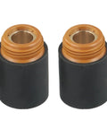 2 Pack PMX45 Plasma Cutter Retaining Caps Heavy Duty Polymer Replacement Easy Install Heat Resistant Cap for Metalworking and Industrial Cutting Tasks Applications