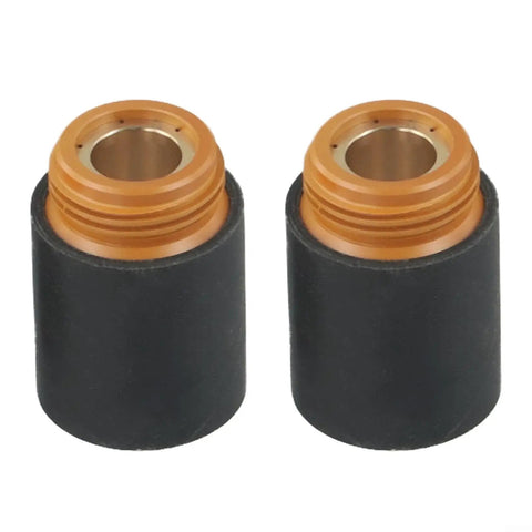 2 Pack PMX45 Plasma Cutter Retaining Caps Heavy Duty Polymer Replacement Easy Install Heat Resistant Cap for Metalworking and Industrial Cutting Tasks Applications