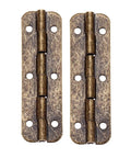 Two Pack 51x16mm Decorative Hinges For Doors Cabinets Jewelry Boxes Luggage And Vintage Furniture With Screws Durable Metal Fittings