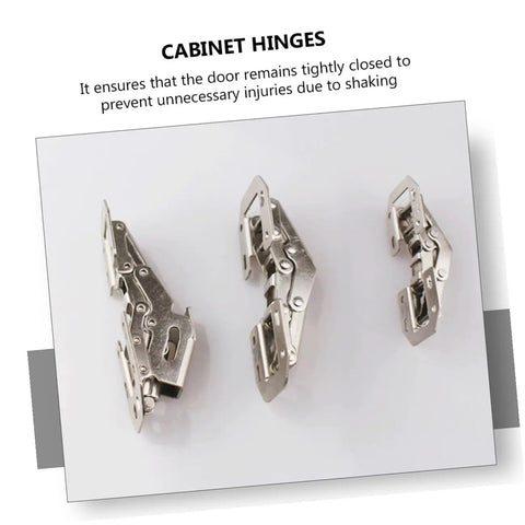 Four Inch Soft Close Concealed Cabinet Hinges With Damping For Kitchen And Closet, Steel Wardrobe Hinges Set Of 4, Quiet Smooth Closing, Easy Install, No Burr Edges, Durable Hardware displayed.