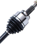 Close-up of Left Front Wheel Bearing Hub CV Axle Replacement For AWD Jeep Grand Cherokee And Dodge Durango, showing CV axle details.